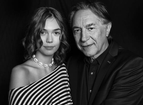 Richard Berry et sa petite-fille Elise le 11 janvier 2020 sur TF1 dans "La chanson secrète".