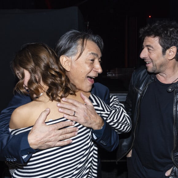 Exclusif - Richard Berry, sa petite fille Elise Petit et Patrick Bruel - Surprises - Backstage de l'enregistrement de l'émission "La Chanson secrète 5", qui sera diffusée le 11 janvier 2020 sur TF1, à Paris. Le 17 décembre 2019 © Gaffiot-Perusseau / Bestimage