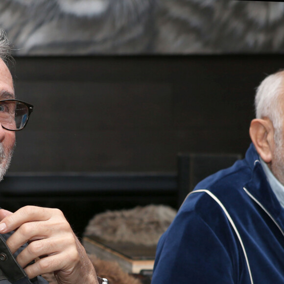 Thierry Lhermitte, Gérard Jugnot - 40ème anniversaire des "Bronzés font du ski", avec la présence des acteurs et du réalisateur à Val d'Isère le 11 Janvier 2020. © Pascal Fayolle / Bestimage.