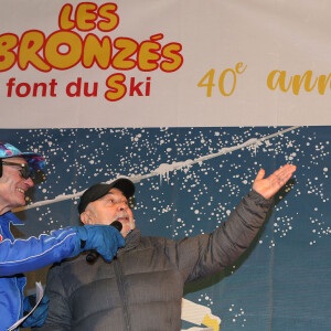Gérard Jugnot - 40ème anniversaire des "Bronzés font du ski", avec la présence des acteurs et du réalisateur à Val d'Isère le 11 Janvier 2020. © Pascal Fayolle / Bestimage
