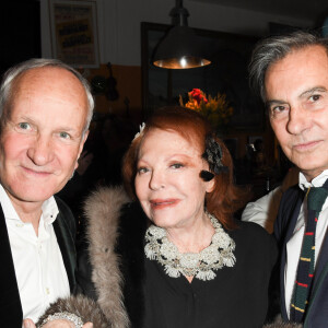 Exclusif - Léonard Cione, Régine et Loïc de Bougainvilliers - Régine fête ses 90 ans à La Chope des Puces à Saint-Ouen. Le 10 Janvier 2020 © Guirec Coadic / Bestimage