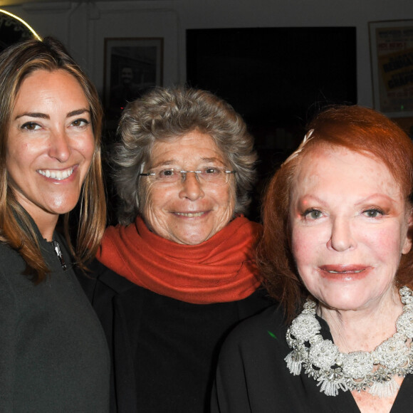 Exclusif - Anne-Hélène Decaux (fille de Alain Decaux), Jacqueline Franjou et Régine - Régine fête ses 90 ans à La Chope des Puces à Saint-Ouen. Le 10 Janvier 2020 © Guirec Coadic / Bestimage