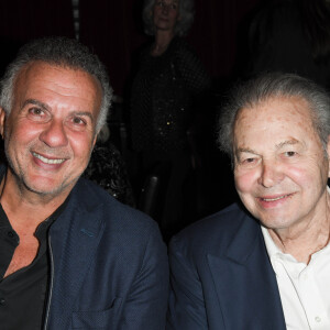 Exclusif - Jean Madar et Maurice Bidermann (frère de Régine) - Régine fête ses 90 ans à La Chope des Puces à Saint-Ouen. Le 10 Janvier 2020 © Guirec Coadic / Bestimage