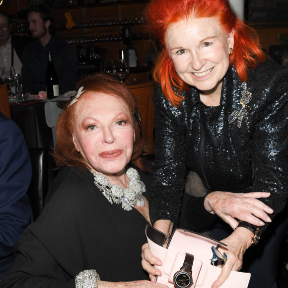 Exclusif - Régine et Viviane de Witt - Régine fête ses 90 ans à La Chope des Puces à Saint-Ouen. Le 10 Janvier 2020 © Guirec Coadic / Bestimage