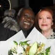 Exclusif - Magloire et Régine - Régine fête ses 90 ans à La Chope des Puces à Saint-Ouen. Le 10 Janvier 2020 © Guirec Coadic / Bestimage