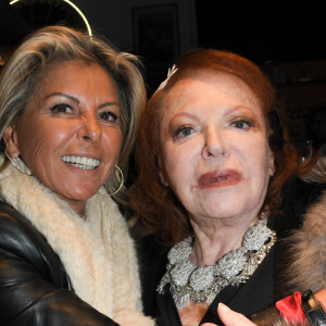 Exclusif - Caroline Margeridon et Régine - Régine fête ses 90 ans à La Chope des Puces à Saint-Ouen. Le 10 Janvier 2020 © Guirec Coadic / Bestimage