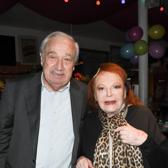 Exclusif - Marcel Campion et Régine - Régine fête ses 90 ans à La Chope des Puces à Saint-Ouen. Le 10 Janvier 2020 © Guirec Coadic / Bestimage