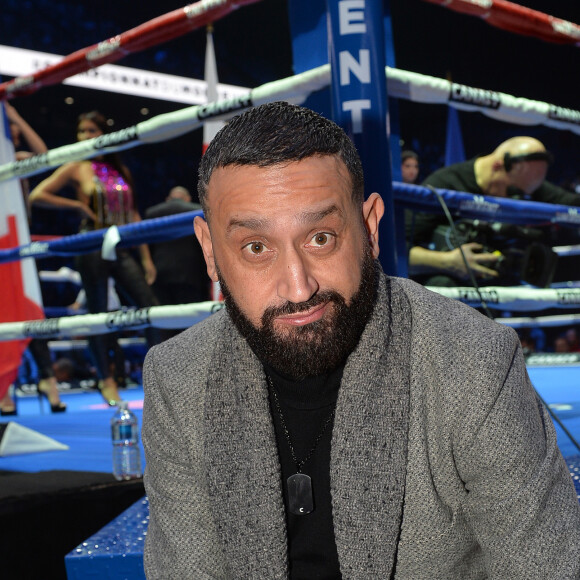 Cyril Hanouna lors du gala de boxe Univent à l'AccorHotels Arena de Paris pour le championnat du monde WBA le 15 novembre 2019. © Veeren / Bestimage