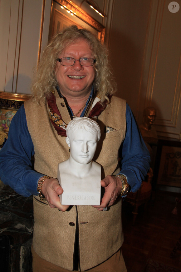Exclusif - Pierre-Jean Chalençon - Pierre-Jean Chalençon dédicace son livre "Napoléon" au Palais Vivienne à Paris le 7 décembre 2019.