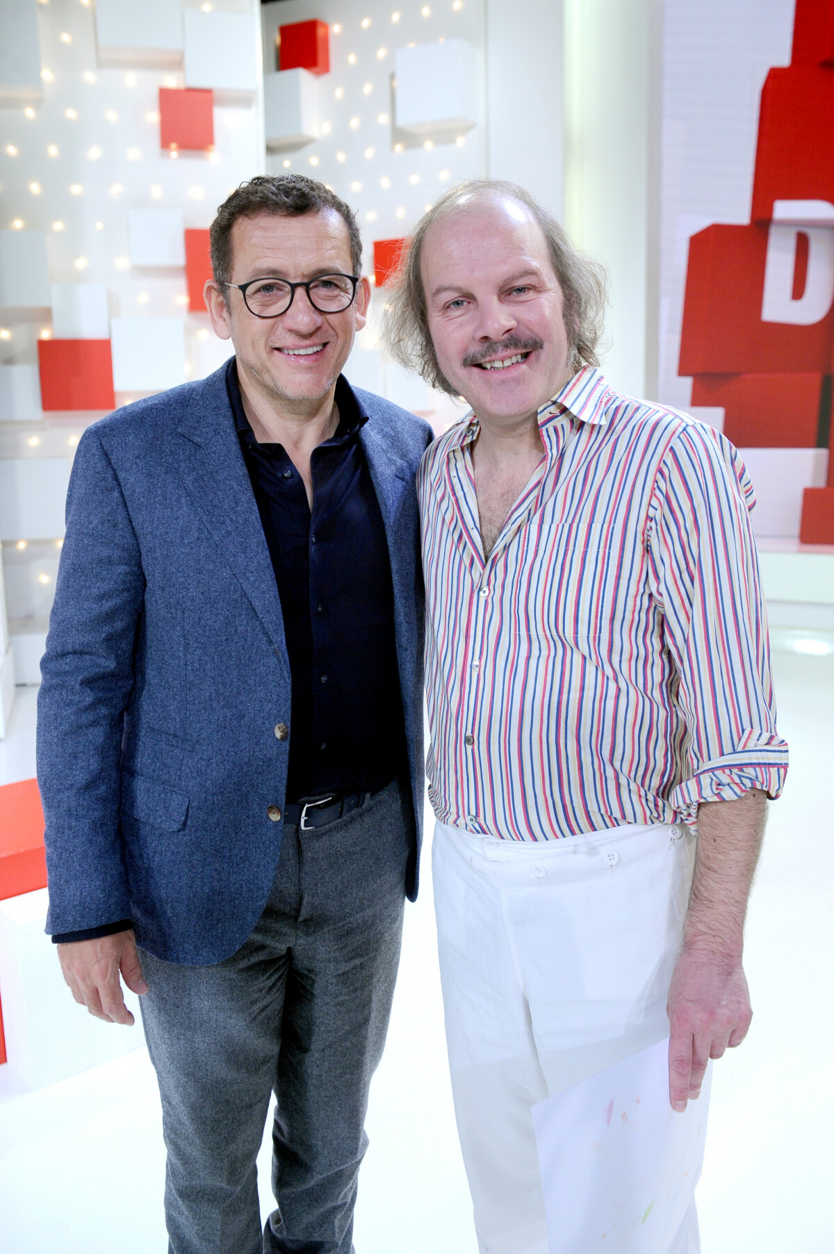 Photo Exclusif Dany Boon Et Philippe Katerine Enregistrement De L