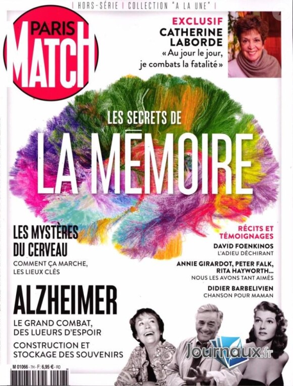 Couverture du hors-série de "Paris Match" consacré aux secrets de la mémoire.