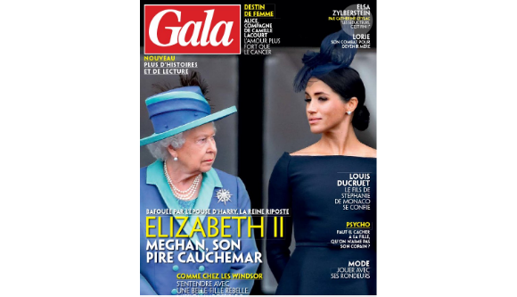 Couverture du nouveau magazine "Gala" en kiosques jeudi 16 janvier 2020