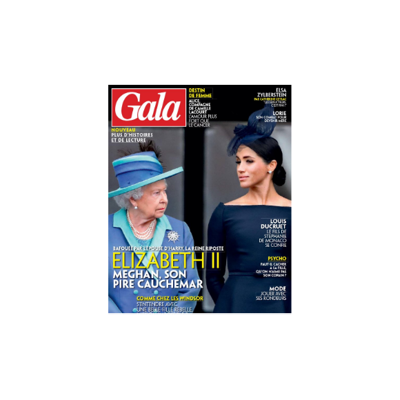 Couverture du nouveau magazine "Gala" en kiosques jeudi 16 janvier 2020
