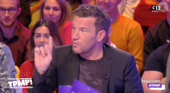 Benjamin Castaldi dans "Touche pas à mon poste", le 17 octobre 2019, sur C8.