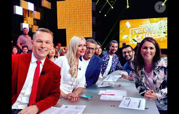 Valérie Benaïm sur le plateau de "C'est que de la télé" - Instagram, 29 juin 2018