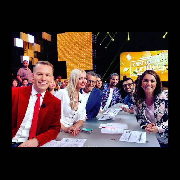 Valérie Benaïm sur le plateau de "C'est que de la télé" - Instagram, 29 juin 2018