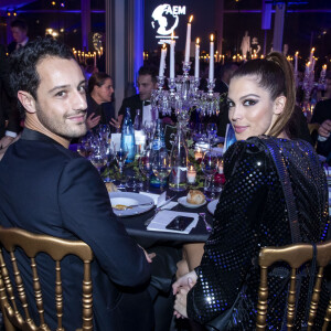 Semi-exclusif - Iris Mittenaere (Miss France et Miss Univers 2016) et Diego El Glaoui - Dîner de gala de l'association AEM (Un Avenir pour les Enfants du Monde) au bénéfice des enfants du Rwanda organisé par B.Djian au Pavillon Ledoyen à Paris, France, le 12 décembre 2019. © Olivier Borde/Bestimage