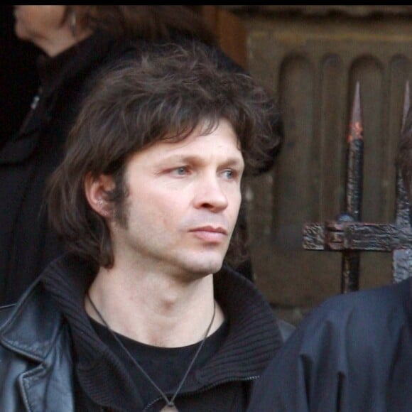 Bertrand Cantat- Obsèques d'Alain Bashung en l'église de Saint-Germain des Près. 
