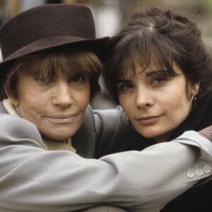 Archives- Marie Trintignant et sa mère Nadine le 15 avril 1994. 