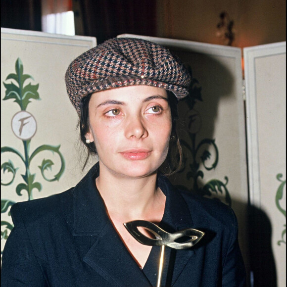 Marie Trintignant le 24 novembre 1991. 