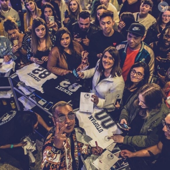 Willy Denzey poste des photos de lui sur Instagram pour faire la promotion de son EP Utopian. ©iamwillydenzey