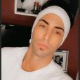Sacha Buyse (Secret Story) se dévoile avec un bandage sur la tête - Instagram, 17 janvier 2020