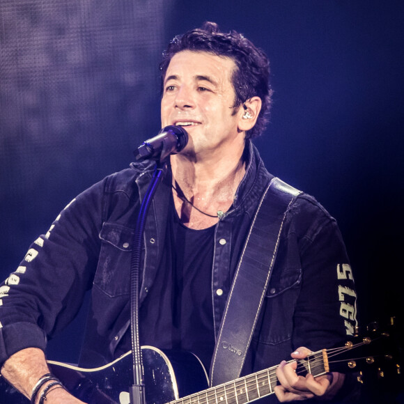 Exclusif - Premier jour du concert de Patrick Bruel lors de sa tournée "Ce soir on sort..." à Paris La Défense Arena le 6 décembre 2019. © Cyril Moreau/Bestimage