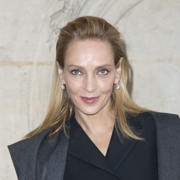 Uma Thurman - People au défilé de mode Haute-Couture printemps-été 2020 "Dior" à Paris. Le 20 janvier 2020 © Olivier Borde / Bestimage