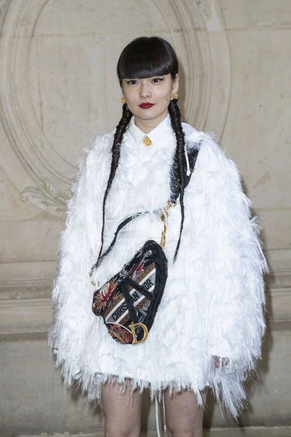 Kozue Akimoto - People au défilé de mode Haute-Couture printemps-été 2020 "Dior" à Paris. Le 20 janvier 2020 © Olivier Borde / Bestimage