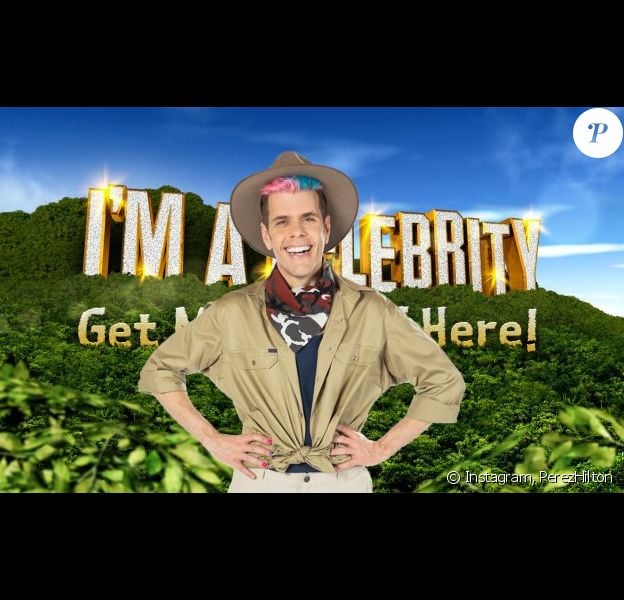 Perez Hilton dans l'émission "I'm A Celebrity... Get Me Out Of Here"