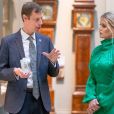 Kitty Spencer au British Museum, le 8 juin 2020, pour promouvoir une marque de lait chinoise.