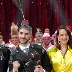 Pauline Ducruet remet un Clown de Bronze à The Bingo "5 Boys" durant la soirée de gala du 44ème Festival International du Cirque de Monte-Carlo à Monaco le 21 janvier 2020. Le Festival se déroule sous le chapiteau de Fontvieille du 16 au 26 janvier 2020. © Charly Gallo/Pool Monaco/Bestimage