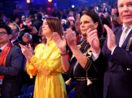 Pauline Ducruet époustouflante en jaune pour une soirée cirque en famille