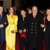 Louis Ducruet, Pauline Ducruet, la princesse Stéphanie de Monaco, le prince Albert II de Monaco et Camille Gottlieb - Soirée de Gala du 44ème Festival International du Cirque de Monte-Carlo à Monaco le 21 janvier 2020. Le Festival se déroule sous le chapiteau de Fontvieille du 16 au 26 janvier 2020. © Olivier Huitel / Pool Monaco / Bestimage