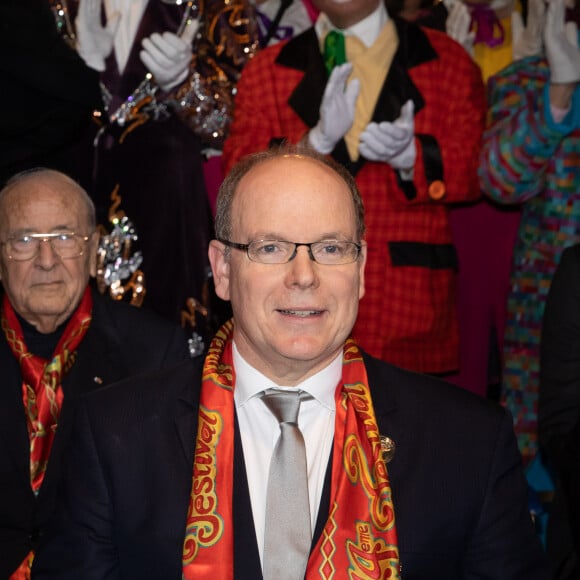 Le prince Albert II de Monaco - Soirée de Gala du 44ème Festival International du Cirque de Monte-Carlo à Monaco le 21 janvier 2020. Le Festival se déroule sous le chapiteau de Fontvieille du 16 au 26 janvier 2020. © Olivier Huitel / Pool Monaco / Bestimage