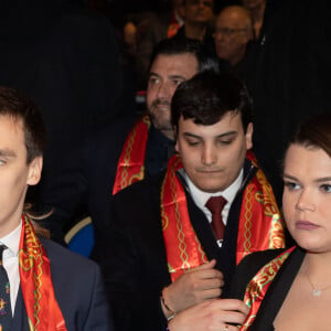 Louis Ducruet et Camille Gottlieb - Soirée de Gala du 44ème Festival International du Cirque de Monte-Carlo à Monaco le 21 janvier 2020. Le Festival se déroule sous le chapiteau de Fontvieille du 16 au 26 janvier 2020. © Olivier Huitel / Pool Monaco / Bestimage