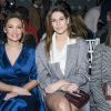 Lilou Fogli et Laury Thilleman assistent au défilé de mode Haute-Couture printemps-été 2020 "Alexis Mabille" à Paris. Le 21 janvier 2020.