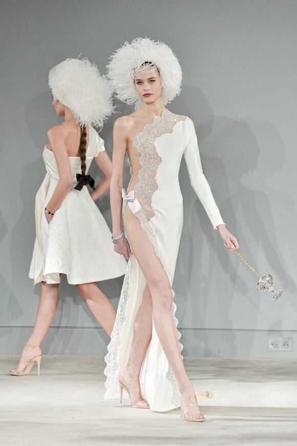 Défilé de mode Haute-Couture printemps-été 2020 "Alexis Mabille" à Paris. Le 21 janvier 2020.