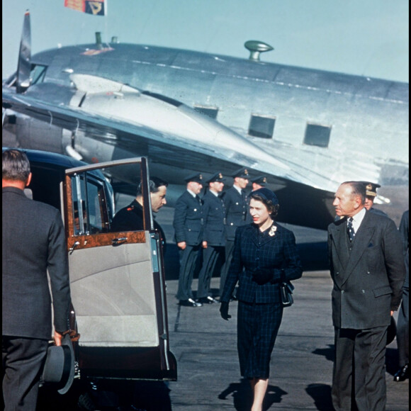 La reine Elizabeth en 1952.