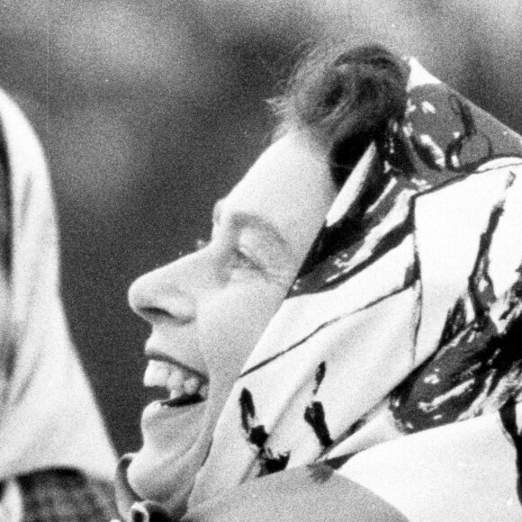 La reine Elizabeth II d'Angleterre à Ascot. Le 14 mai 1963