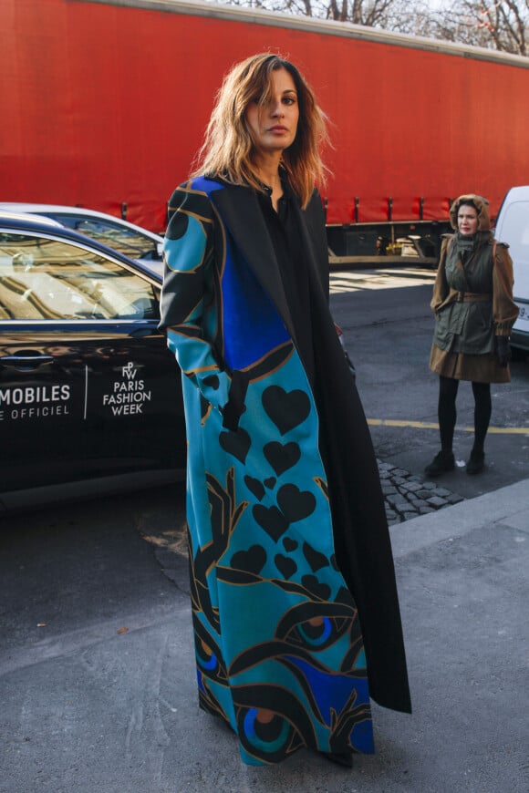 Sveva Alviti au défilé Haute Couture Elie Saab printemps-été 2020 au Grand Palais à Paris le 22 janvier 2020. © Christophe Clovis - Veeren Ramsamy / Bestimage