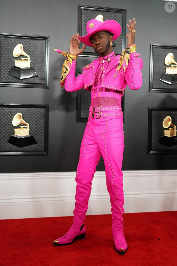 Lil Nas X - 62ème soirée annuelle des Grammy Awards à Los Angeles, le 26 janvier 2020.