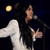Demi Lovato interprète son titre "Anyone" lors de la 62e cérémonie des Grammy Awards au Staples Center de Los Angeles. Le 26 janvier 2020. @Robert Hanashiro-USA Today/SPUS/ABACAPRESS.COM