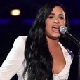  Demi Lovato interprète son titre "Anyone" lors de la 62e cérémonie des Grammy Awards au Staples Center de Los Angeles. Le 26 janvier 2020. @Robert Hanashiro-USA Today/SPUS/ABACAPRESS.COM 