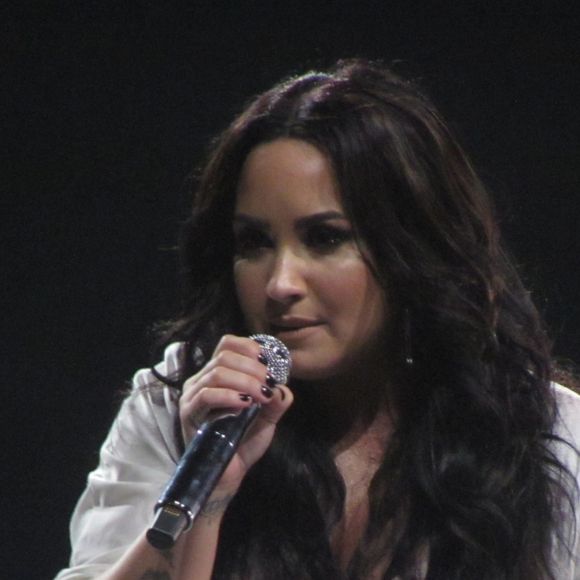 Demi Lovato en concert à l'O2 Arena à Londres. Le 25 juin 2018.