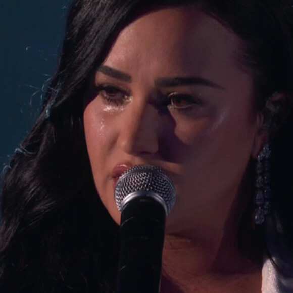 Demi Lovato lors de la 62e édition de la soirée des Grammy Awards à Los Angeles. Le 26 janvier 2020.