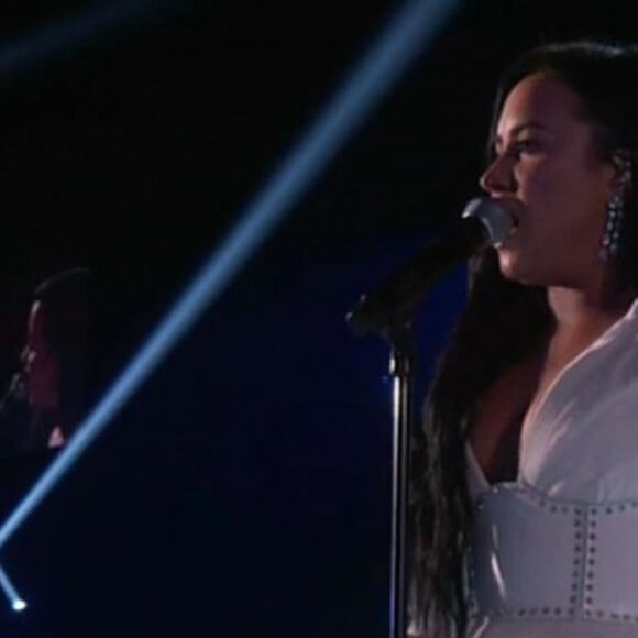Demi Lovato lors de la 62e édition de la soirée des Grammy Awards à Los Angeles. Le 26 janvier 2020.