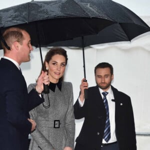 Le prince William et Catherine Kate Middleton, duc et duchesse de Cambridge, assistent à la cérémonie de mémoire du 75ème anniversaire de la libération du camp Auschwitz à Londres le 27 janvier 2020.