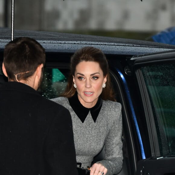 Catherine Kate Middleton, duchesse de Cambridge, assiste à la cérémonie de mémoire du 75ème anniversaire de la libération du camp Auschwitz à Londres le 27 janvier 2020.