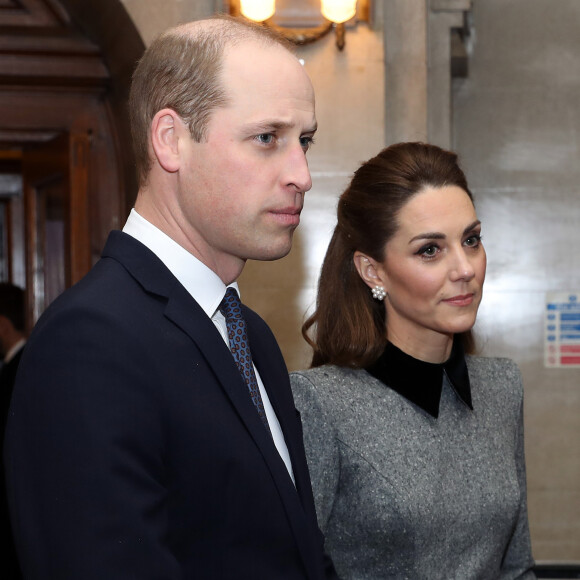 Le prince William, duc de Cambridge, Catherine Kate Middleton, duchesse de Cambridge - Cérémonie de mémoire pour le 75ème anniversaire de la libération du camp de Auschwitz au Central Hall Westminster à Londres le 27 janvier 2020.